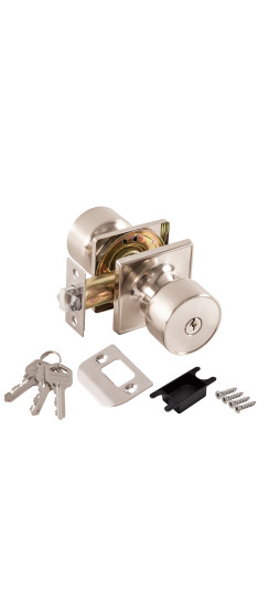 Ручка защелка DK772/BL SN-ET (кл./фик.) никель | Сталь