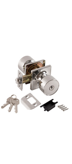 Ручка защелка DK772/BL CP-ET (кл./фик.) хром | Сталь