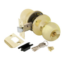 Ручка защелка DK672 PB-ET (6072 PB-E) (кл./фик.) золото
