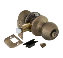 Ручка защелка DK682 AB-BK (6082 AB-B) (фик.) бронза