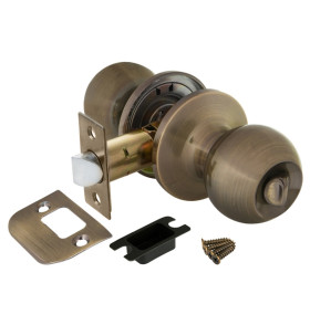 Ручка защелка DK682 AB-BK (6082 AB-B) (фик.) бронза