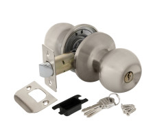 Ручка защелка DK672 SN-ET (6072 SN-E) (кл./фик.) мат. никель