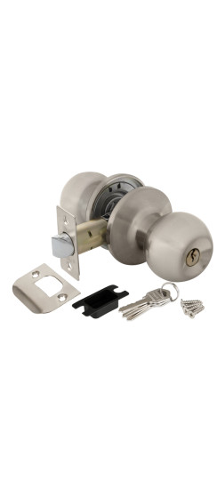 Ручка защелка DK672 SN-ET (6072 SN-E) (кл./фик.) PUNTO