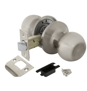 Ручка защелка DK682 SN-PS (6082 SN-P) (без фик.) мат. никель