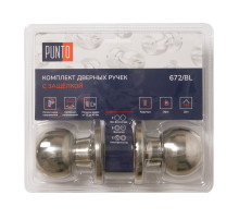 Ручка защелка DK672/BL CP-PS (без фик.) хром