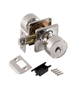 Ручка защелка DK772/BL CP-BK (фик.) хром