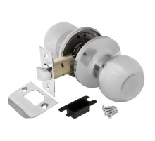 Ручка защелка DK672 CP-PS (6072 CP-P) (без фик.) хром