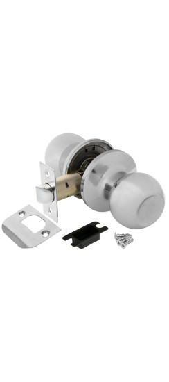 Ручка защелка DK672 CP-PS (6072 CP-P) (без фик.) хром