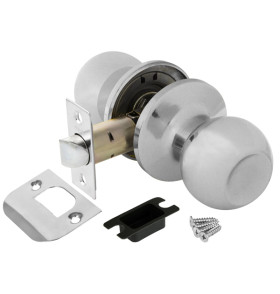 Ручка защелка DK672 CP-PS (6072 CP-P) (без фик.) хром