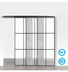 Комплект для профильных телескопических дверей SLD.Comfort-PRO.SET5.PROF telescope/80