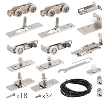 Комплект для телескопического открывания SLD.Comfort-PRO.SET5.telescope/80 (Comfort - PRO SET 5)