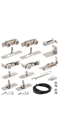 Комплект для телескопического открывания SLD.Comfort-PRO.SET5.telescope/80 (Comfort - PRO SET 5) | Сталь/Пластик