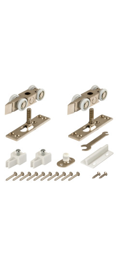 Комплект роликов для раздвижных дверей SLD.Comfort.SET.rollers/80 (Comfort 80/4 kit) | Сталь/Пластик