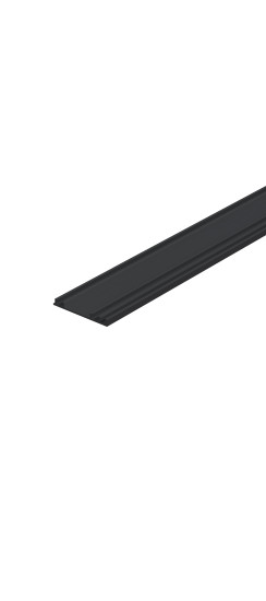 Карниз вертикальный SLD.Scope 5/45/3200 rail BL (3,2 м) | Алюминий