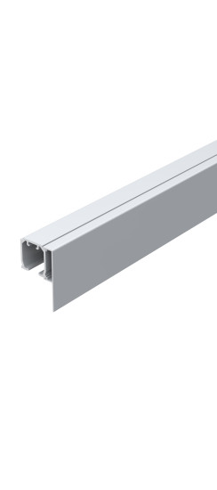 Комплект верхняя направляющая + декор.планка SLD.Comfort-PRO.KIT/2000 track + dec (2м) AL алюминий | Алюминий