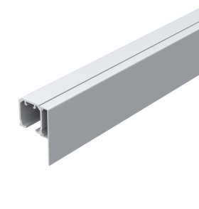Комплект верхняя направляющая + декор.планка SLD.Comfort-PRO.KIT/2000 track + dec (2м) AL алюминий