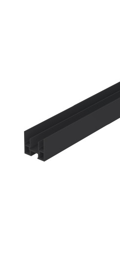 Горизонтальный профиль SWD/SLD.Scope 37/35/3200 profile BL (3,2 м) | Алюминий