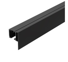 Комплект верхняя направляющая + декор.планка SLD.Comfort-PRO.KIT/2000 track + dec (2м) BL черный