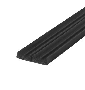 Уплотнитель самоклеящийся ADH/E-9x4mm BLACK черный 150m
