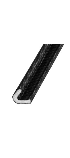 Уплотнитель самоклеящийся ADH/PPU-15x10mm, (ППУ 15х10 мм) BLACK черный 500m | Вспененный пенополиуретан, 15?10 мм