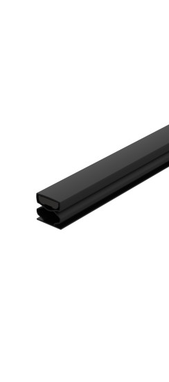 Уплотнитель магнитный самоклеящийся ADH/M-14,5x12,5 мм, черный 2,1 м (120 шт. в упак)