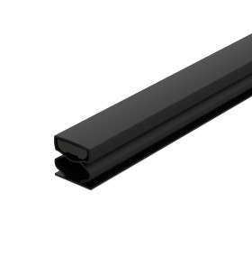 Уплотнитель магнитный самоклеящийся ADH/M-14,5x12,5 мм, черный 2,1 м (120 шт. в упак)