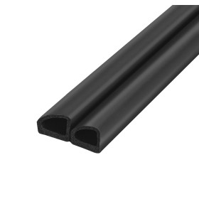 Уплотнитель самоклеящийся ADH/D-14,5x13,5mm (031), BLACK черный 100 m