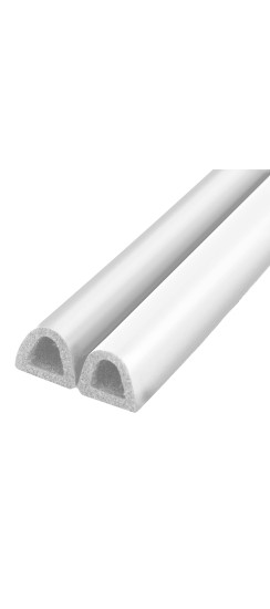 Уплотнитель самоклеящийся ADH/D-14x12mm, WHITE белый 120m | EPDM