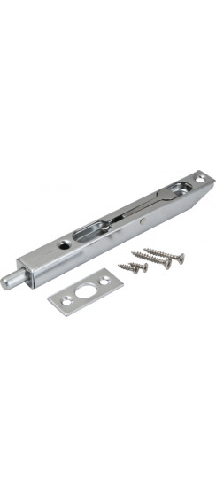 Упор дверной торцевой RIGEL17-140 (FB 5-1/2) CP-8 хром | ZAMAK, 140 мм