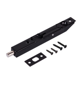 Упор дверной торцевой RIGEL16-140 (FB 140-16) BL-24 черный