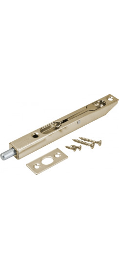 Упор дверной торцевой RIGEL17-140 (FB 5-1/2) GP-5 золото | ZAMAK, 140 мм
