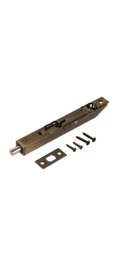 Упор дверной торцевой RIGEL16-140 (FB 140-16) AB бронза | Сталь, 140?17,5 мм