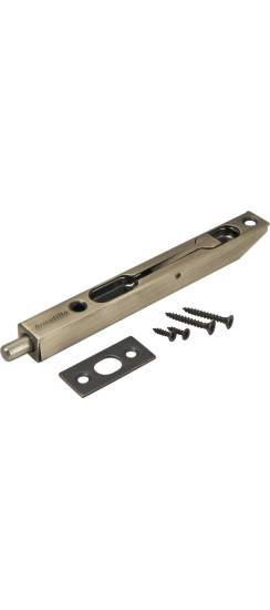 Упор дверной торцевой RIGEL17-140 (FB 5-1/2) AB-7 бронза | ZAMAK, 140 мм