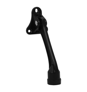 Упор дверной напольный STOPPER-100 BL (черный) козья ножка