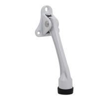 Упор дверной напольный STOPPER-100 WH (белый) козья ножка