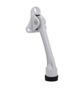 Упор дверной напольный STOPPER-100 WH (белый) козья ножка