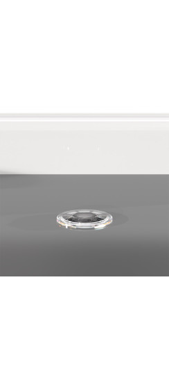 Упор дверной скрытый STELS TR Прозрачный | ZAMAK