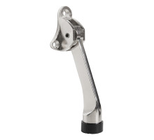 Упор дверной напольный STOPPER-100 SN (мат.никель) козья ножка