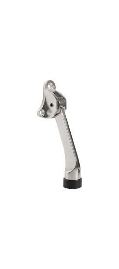 Упор дверной напольный STOPPER-100 SN (мат.никель) козья ножка | ZAMAK