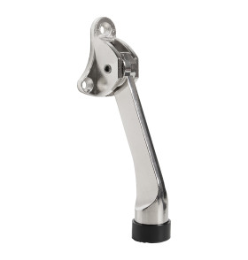 Упор дверной напольный STOPPER-100 SN (мат.никель) козья ножка