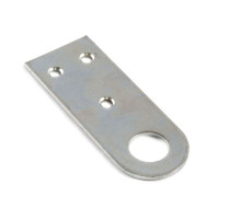 Проушины ушко прямое 28х77  (105х40х3) цинк белый