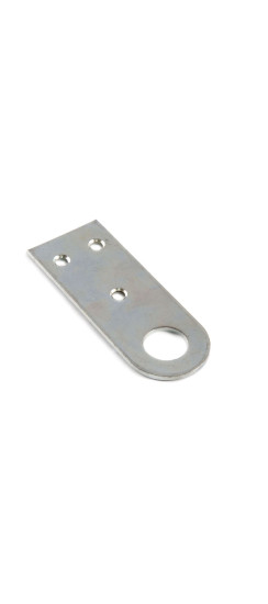 Проушины ушко прямое 28х77  (105х40х3) цинк белый | Сталь