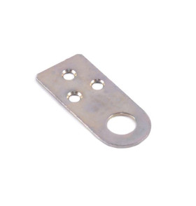 Проушины ушко прямое 70х30  (70х30х2) цинк белый