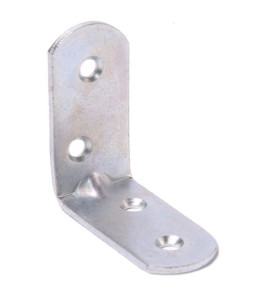 Кронштейн мебельный МК 40х40х20х2 цинк белый