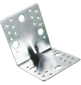 Уголок крепежный 105x105x90 усил.цинк