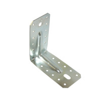 Уголок крепежный усиленный 125х125х65х1,8 цинк