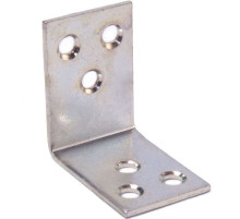 Уголок мебельный 40x02 (40х40х30х2) цинк белый