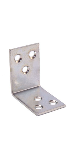 Уголок мебельный 40x02 (40х40х30х2) цинк белый | Сталь