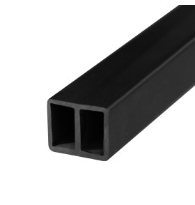 Терморазрыв (спейсер) для термодверей 20х24 мм, черный, длина 3 м