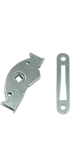 Завертка врезная ЗР3 с планкой цинк | Сталь